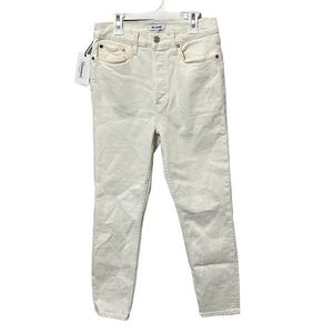 RE/DONE 90’s High Rise Ankle Crop Jeans Size 28 NWT